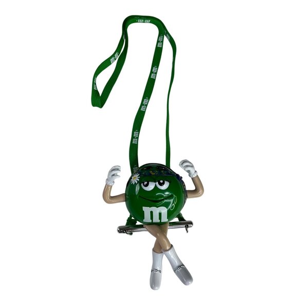 VTG M&M Groovy Green Radio Swing Lanyard Headphones New Old Stock - Picture 2 of 15